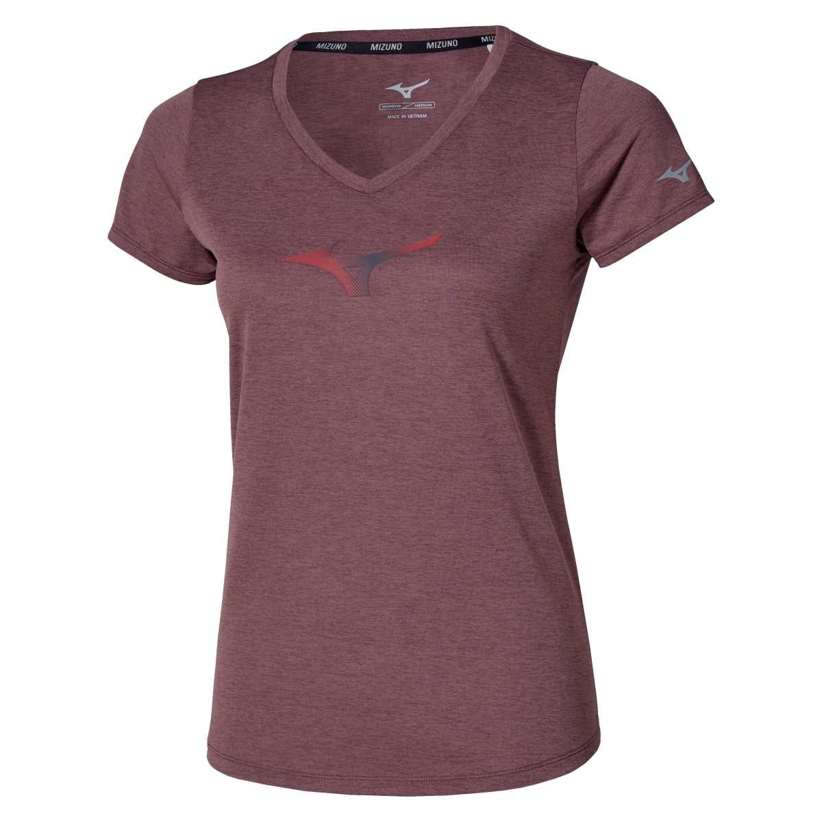 Mizuno Core Runbird Short Sleeve Tee / Pepper Corn / L – obrázek 1