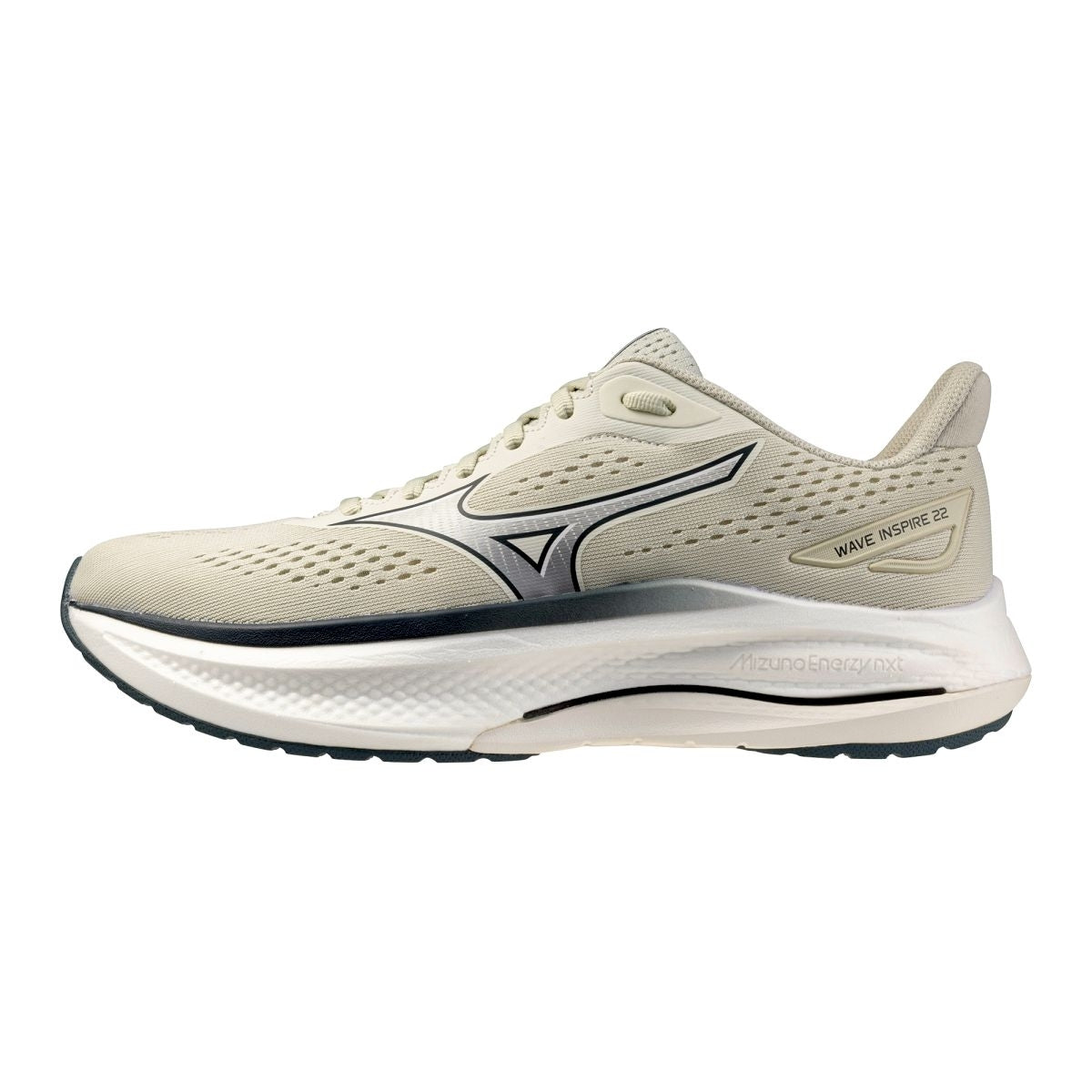 Mizuno WAVE INSPIRE 22 / Foggy Dew/White/Dark Slate / 44.5/10.0 – obrázek 1
