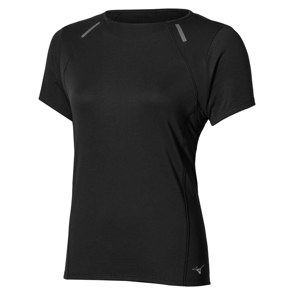 Mizuno Active DryAeroFlow Short Sleeve Tee / Black / L – obrázek 1