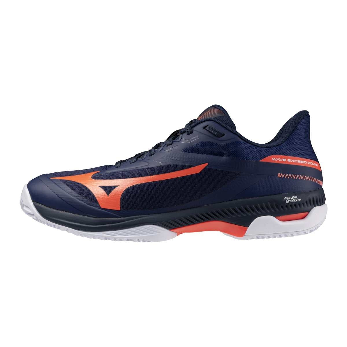 Mizuno WAVE EXCEED COURT CC / Beacon Blue/Lava Orange/White / 41.0/7.5 – obrázek 1