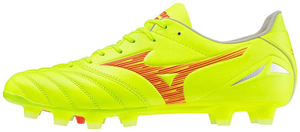 Mizuno MORELIA NEO IV PRO MD / Safety Yellow/Fiery Coral 2/Safety Yellow / 47.0/12.0 – obrázek 1
