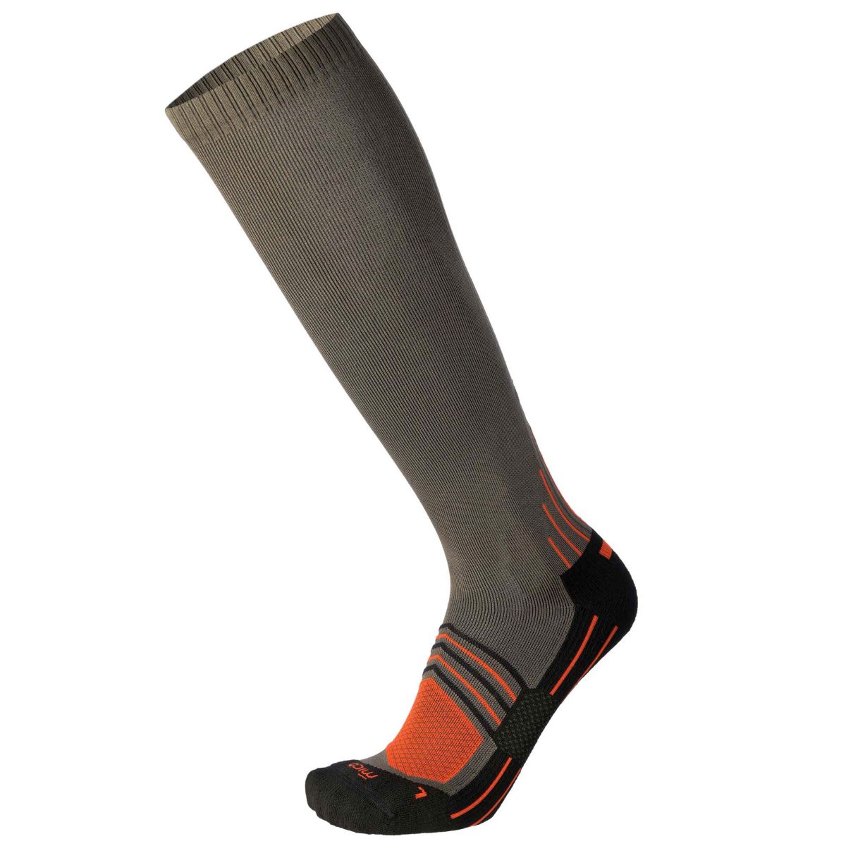 Mico MEDIUM W. LONG TREK SOCKS COMPRESSION, VERDE MILITARE, S – obrázek 1