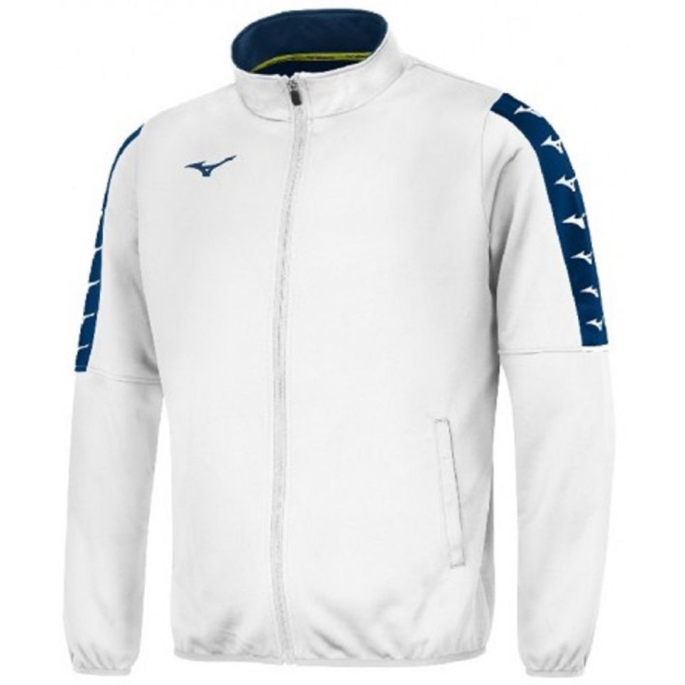 Mizuno Nara Interlock Track Jacket Jr / White / 116 – obrázek 1