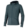 Mizuno Active Warmalite Hybrid Full Zip Hooded Long Sleeve Top  / Dark Slate / L – obrázek 1