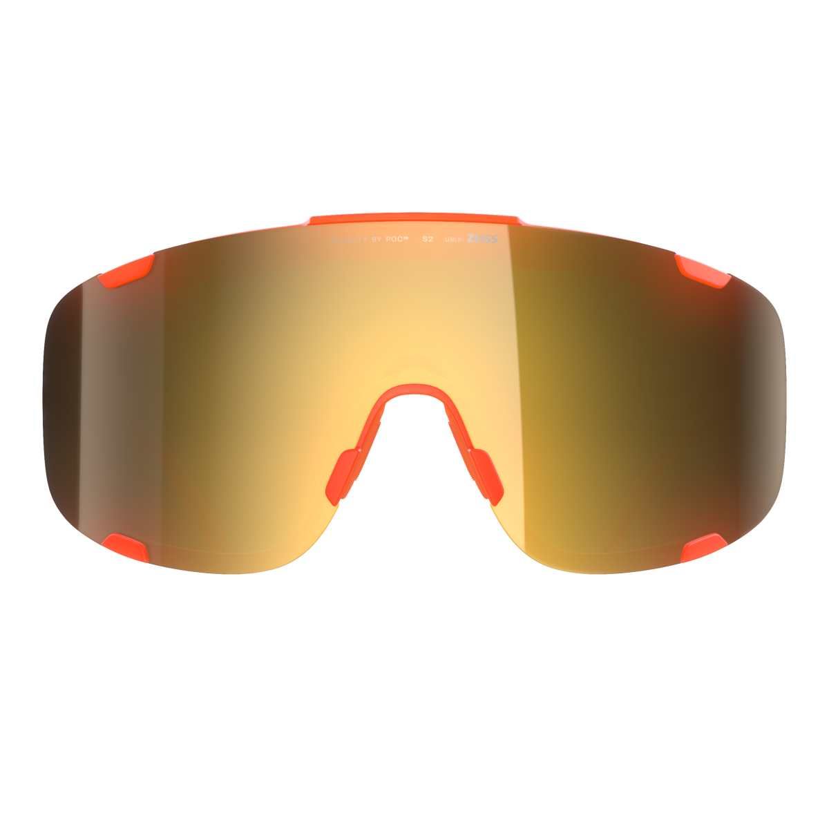 Poc Devour Fluo. Orange Translucent/Clarity Road/Partly Sunny Gold ONE – obrázek 1