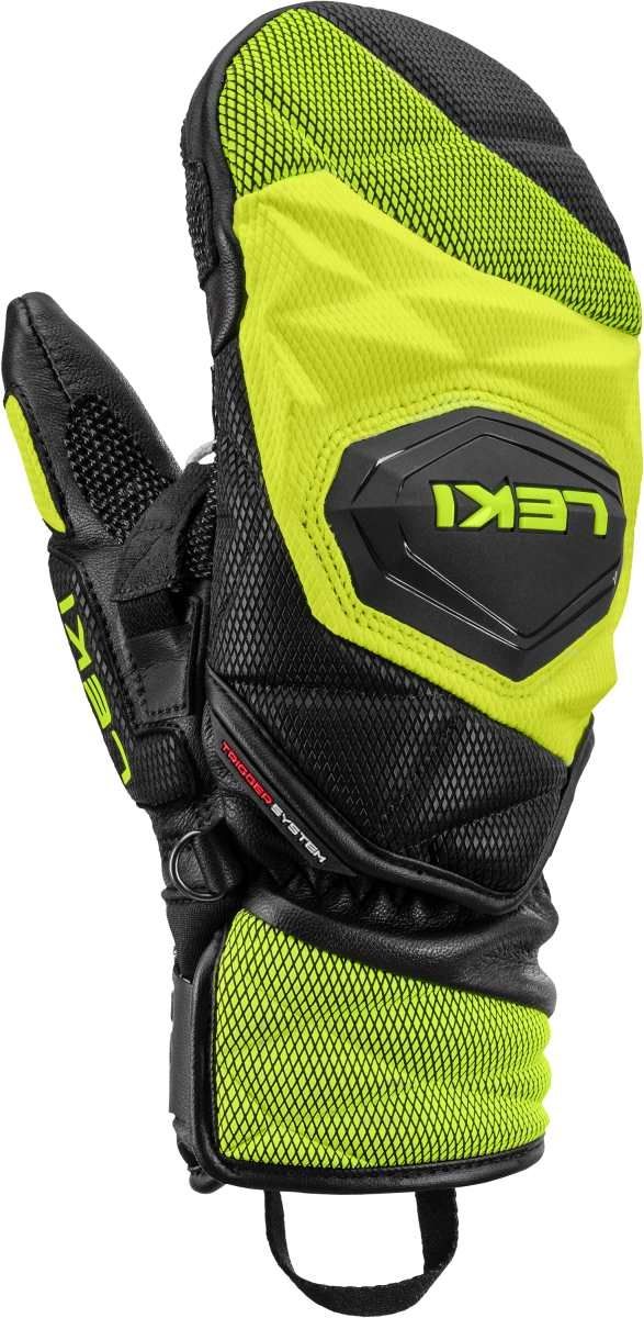 Leki WCR Venom 3D Junior Mitt, black-ice lemon, 5.0 – obrázek 1