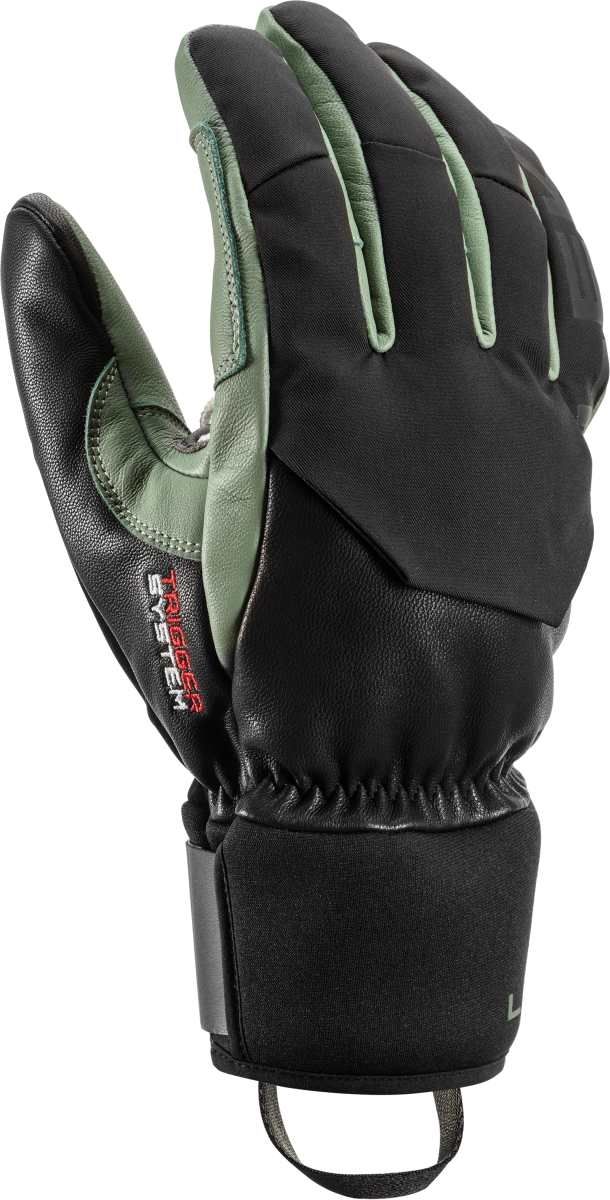 Leki Hevon 3D, black-dusty green, 10.5 – obrázek 1