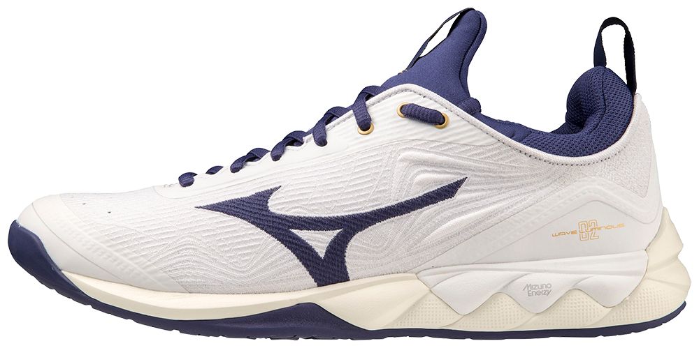 Mizuno WAVE LUMINOUS 2 / White/Blue Ribbon/MPGold / 50.0/14.0 – obrázek 1