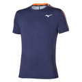 Mizuno Tennis Short Sleeve Tee / Beacon Blue / L – obrázek 1