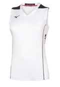 Mizuno Hex Rect NS Shirt / White/Black / XS – obrázek 1