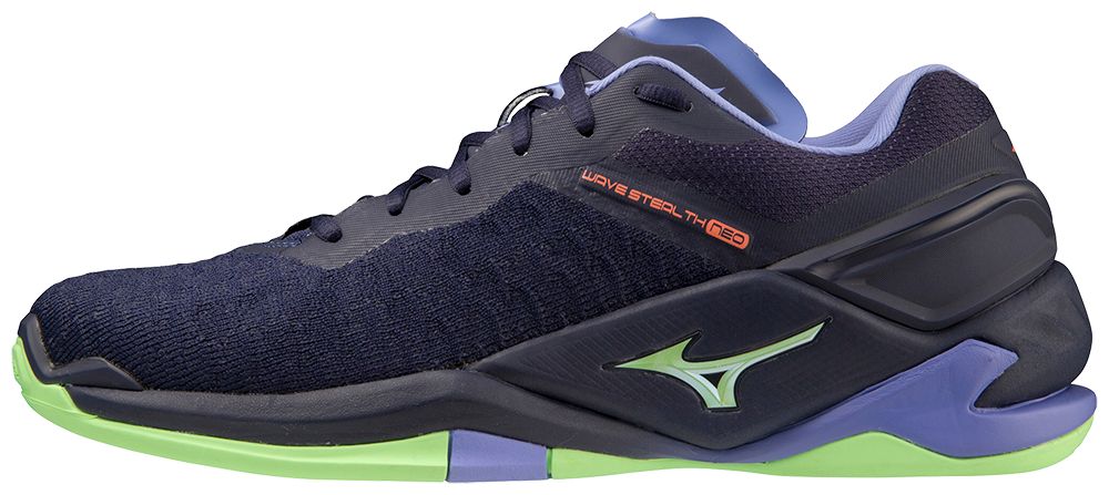 Mizuno WAVE STEALTH NEO / EBlue/TechGreen/Lolite / 51.0/15.0 – obrázek 1