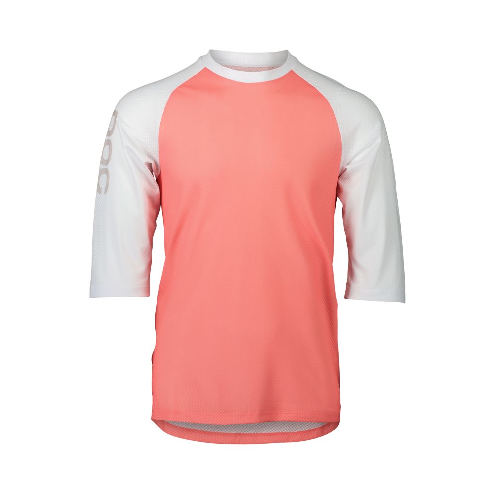 Poc MTB Pure 3/4 Jersey Ammolite Coral/Hydrogen White XSM – obrázek 1