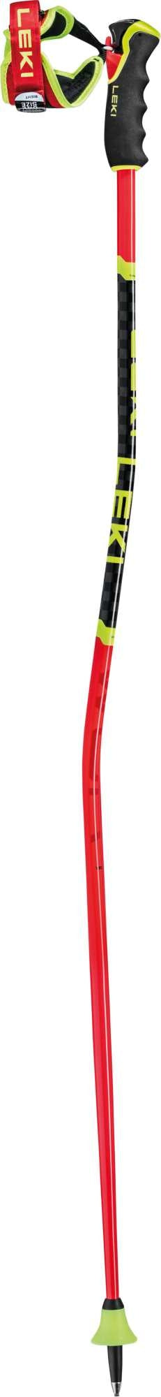 Leki WCR GS Carbon 3D, bright red-black-neonyellow, 135 – obrázek 1