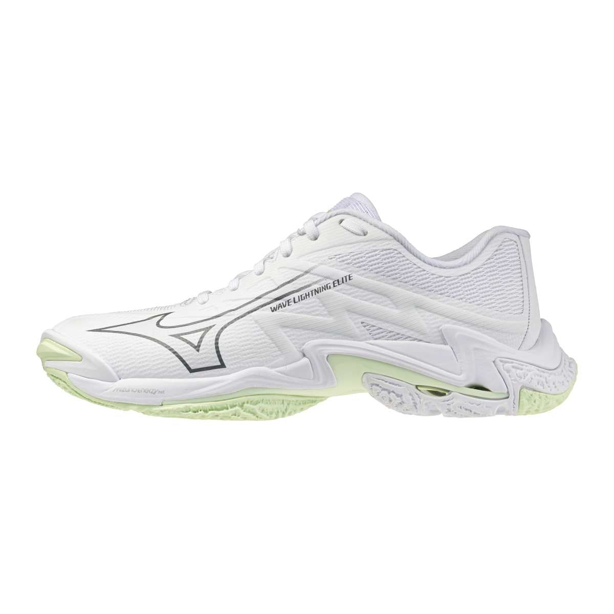 Mizuno WAVE LIGHTNING ELITE / White/Balsam Green/Ambrosia / 36.5/4.0 – obrázek 1