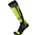 Mico CALZA SKI NATURAL MERINOS LIGHT WEIGHT, NERO GIALLO FLUO, S – obrázek 1