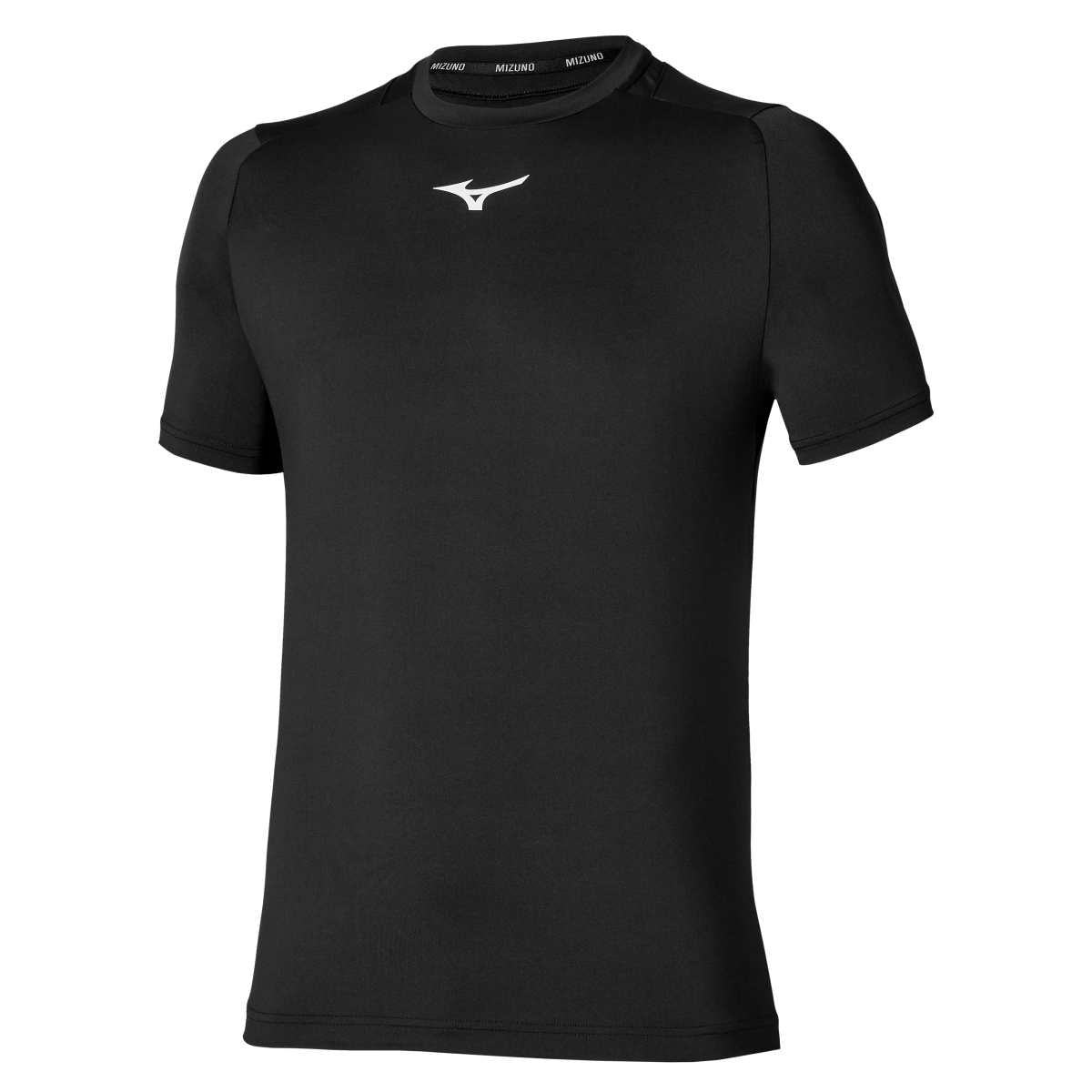 Mizuno Tennis Core Short Sleeve Tee / Black×Black / L – obrázek 1