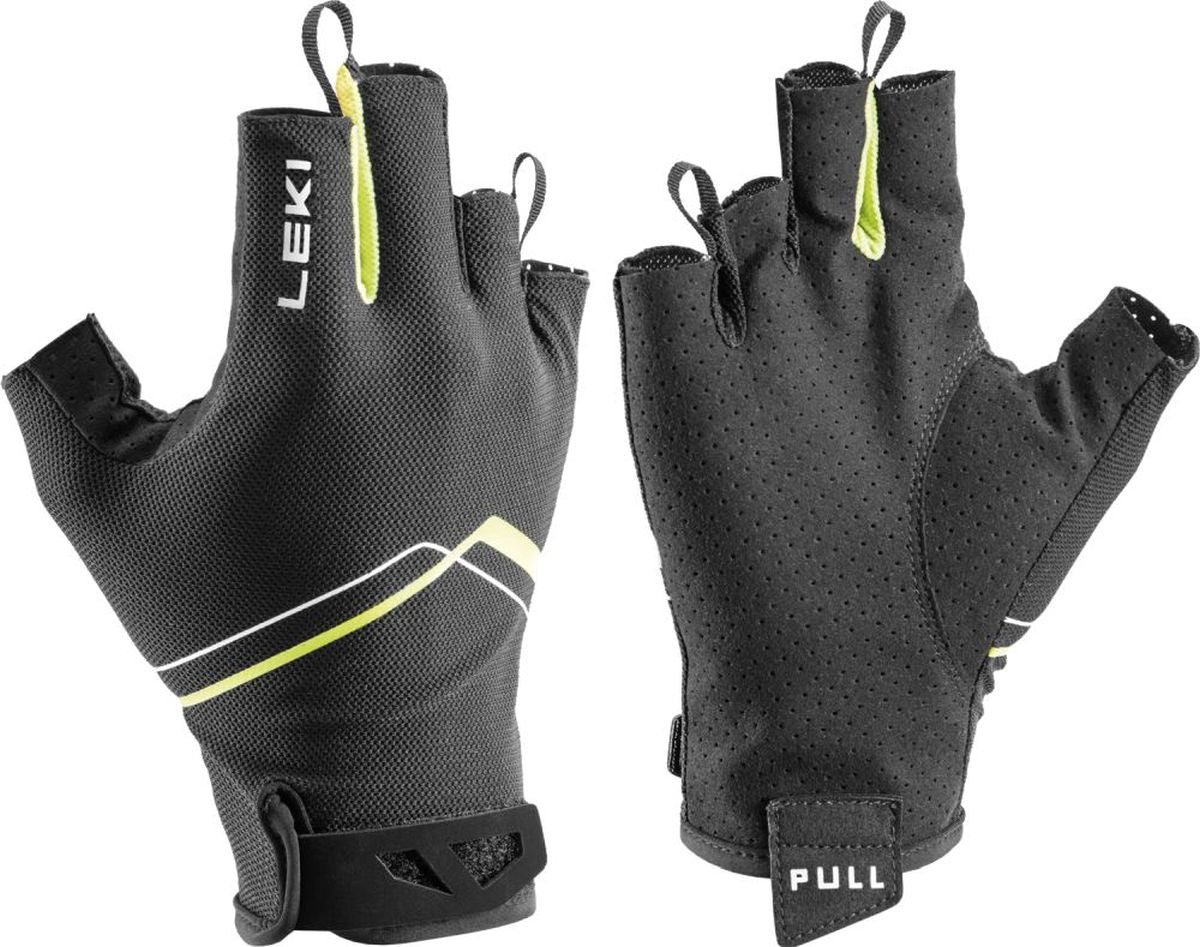 Leki Multi Breeze Short, black-yellow-white, 6.0 – obrázek 1