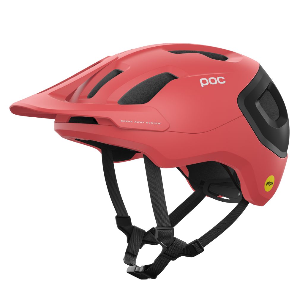 Poc Axion Race MIPS Ammolite Coral/Uranium Black Matt XSM – obrázek 1