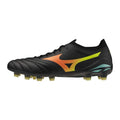Mizuno MORELIA NEO V ? PRO FG / Black/Lava Orange/Arcadia / 39.0/6.0 – obrázek 1