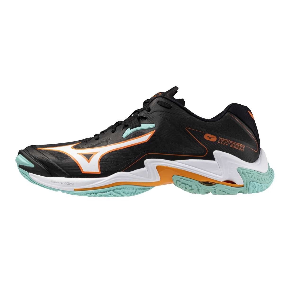 Mizuno WAVE LIGHTNING Z8(U) / Black/Tangelo/Ice Green / 50.0/14.0 – obrázek 1