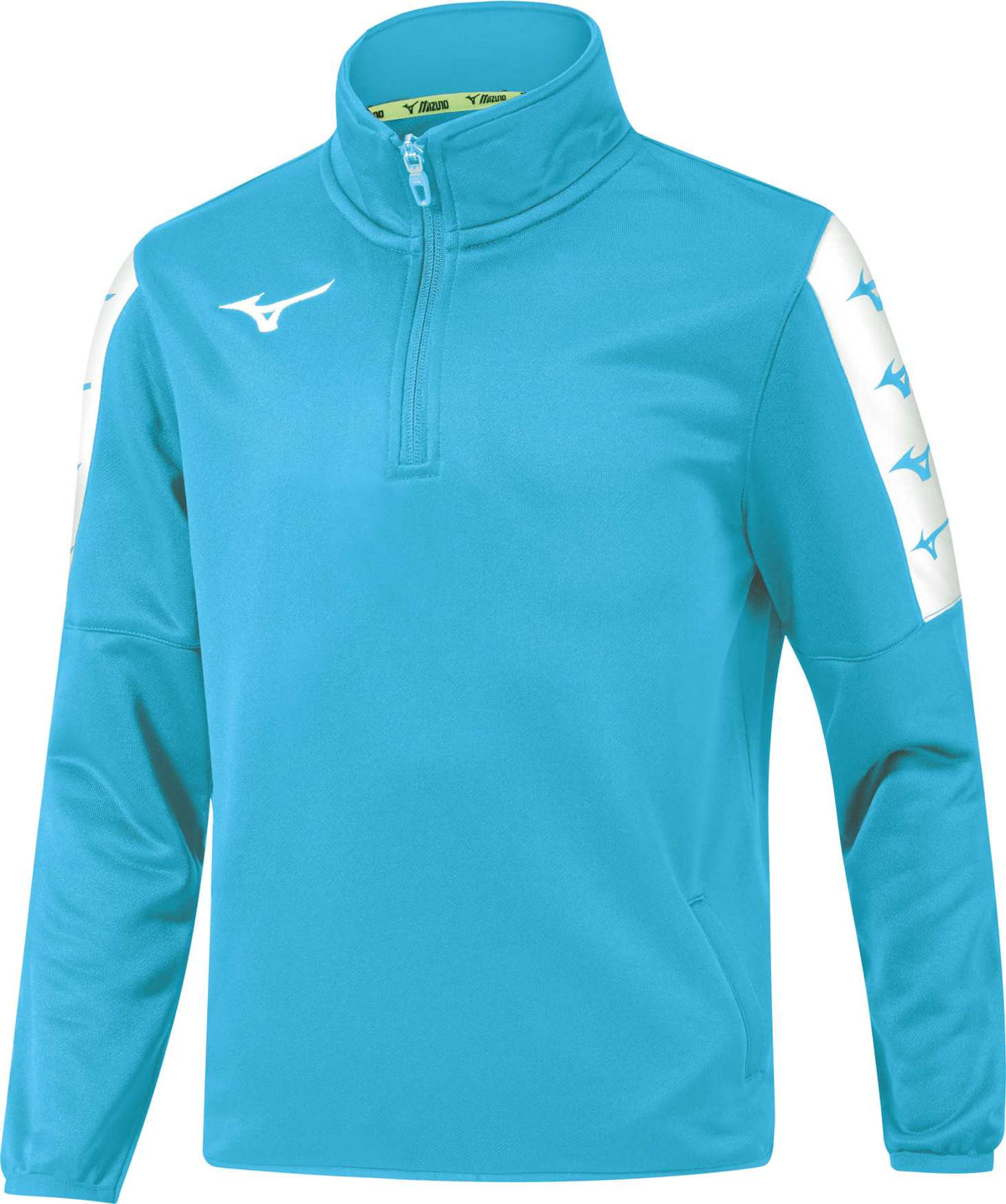 Mizuno Nara Interlock Training Top Jr / Sky Blue / 128 – obrázek 1