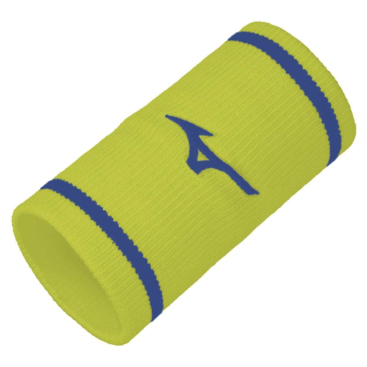 Mizuno Wristband Long With Line / Lightning Yellow/Dazzling Blue / OS – obrázek 1