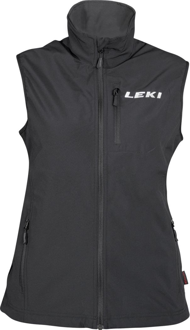 Leki Softshell vest women, Black, XS – obrázek 1