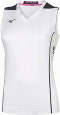 Mizuno Hex Rect NS Shirt/White/Navy/XS – obrázek 1