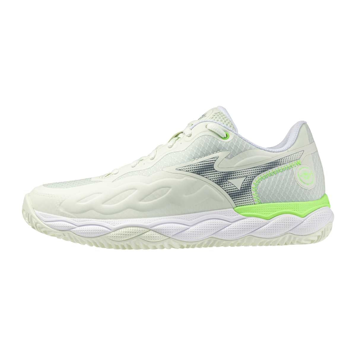 Mizuno WAVE ENFORCE COURT PADEL(W) / Phantom Green/White/Glowing Ap / 38.5/5.5 – obrázek 1