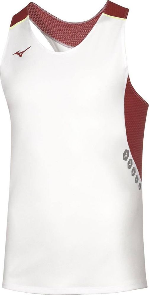 Mizuno Premium JPN Singlet / White/Red / XS – obrázek 1