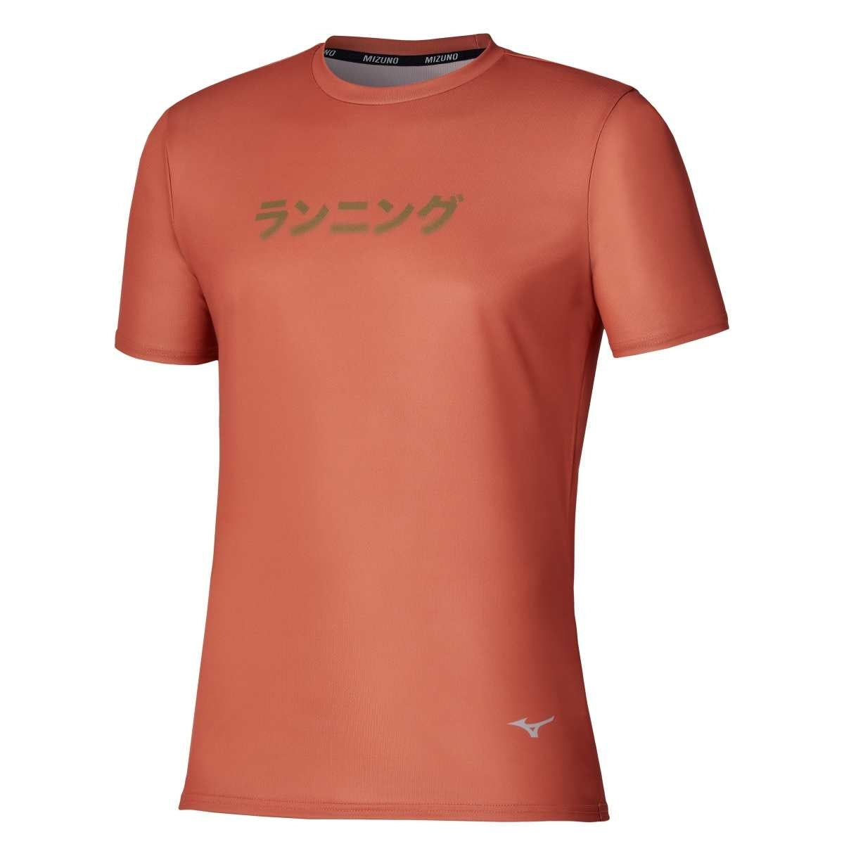 Mizuno Core Graphic Short Sleeve Tee / Ginger / L – obrázek 1