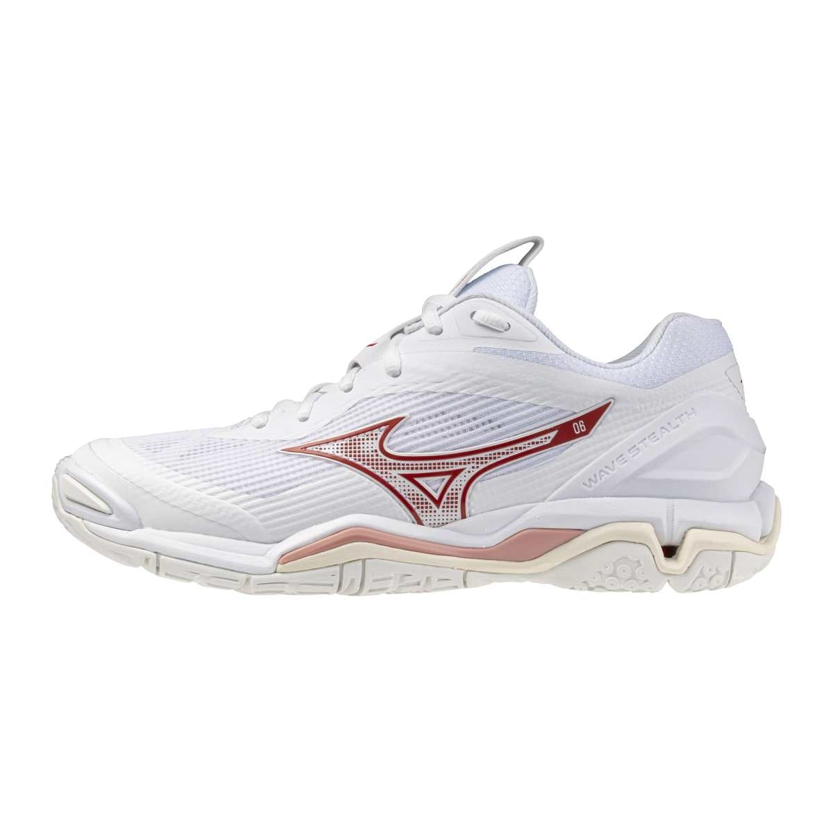 Mizuno WAVE STEALTH 6(W) / White/Rose Elegance/Lava Falls / 36.0/3.5 – obrázek 1