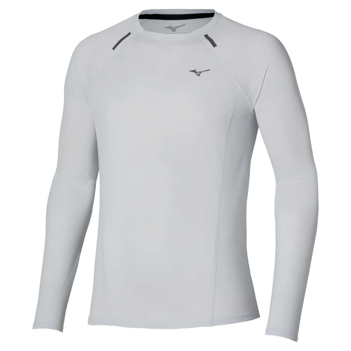 Mizuno Active DryAeroFlow Long Sleeve Tee / Cloudscape / L – obrázek 1