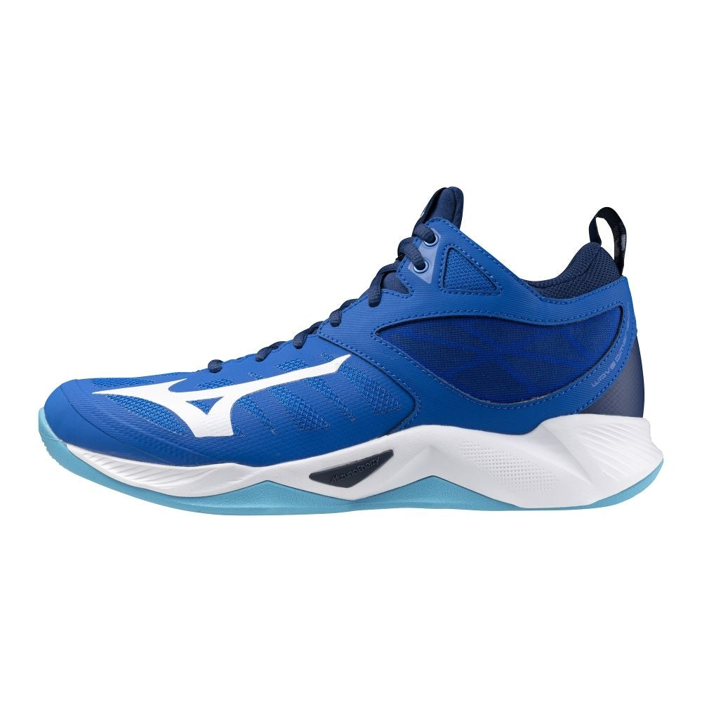 Mizuno WAVE DIMENSION MID / Mugen Blue/White/Estate Blue / 50.0/14.0 – obrázek 1