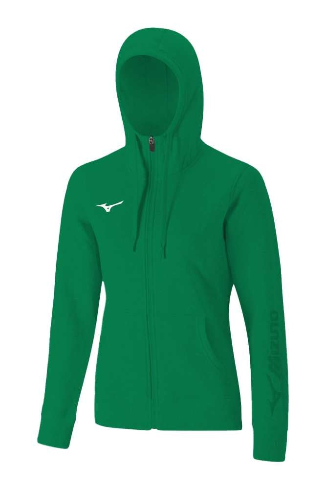 Mizuno Sweat FZ Hoodie / Green / S – obrázek 1