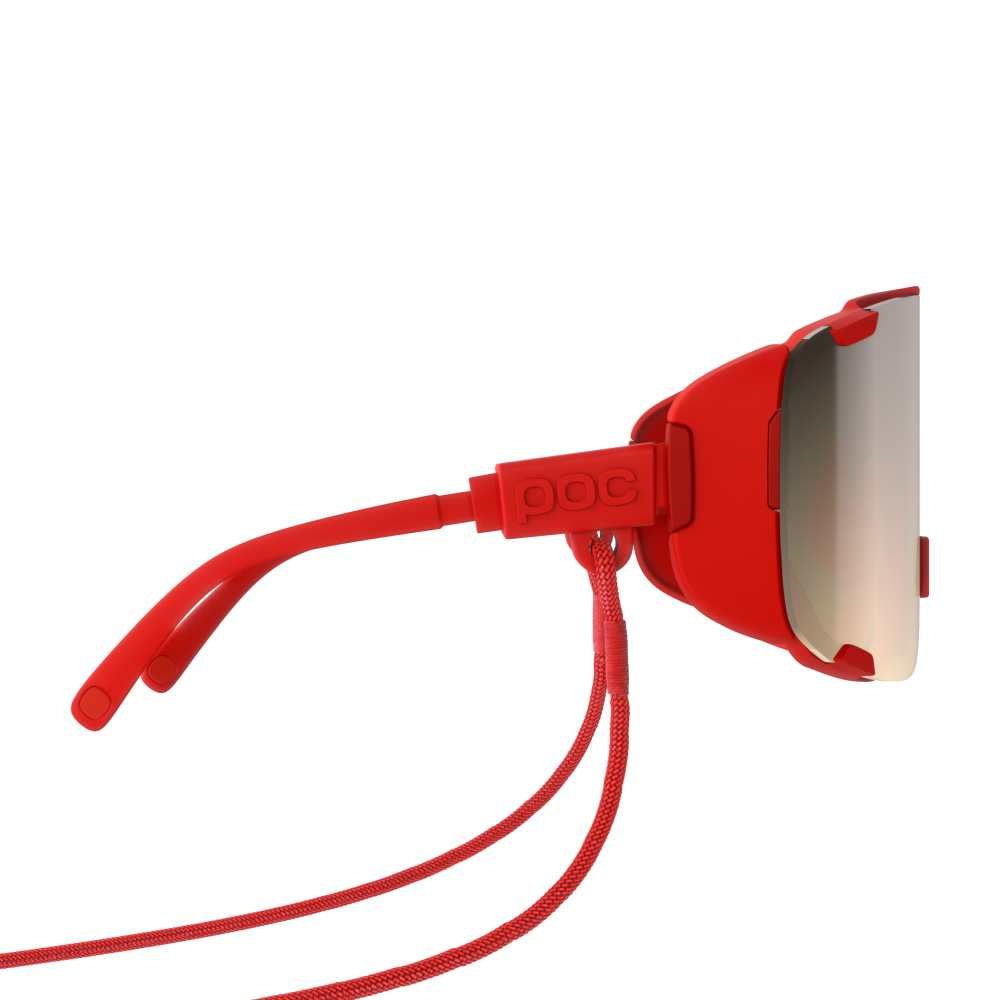 Poc Devour Ultra Prismane Red/Clarity Trail/Partly Sunny Silver ONE – obrázek 2