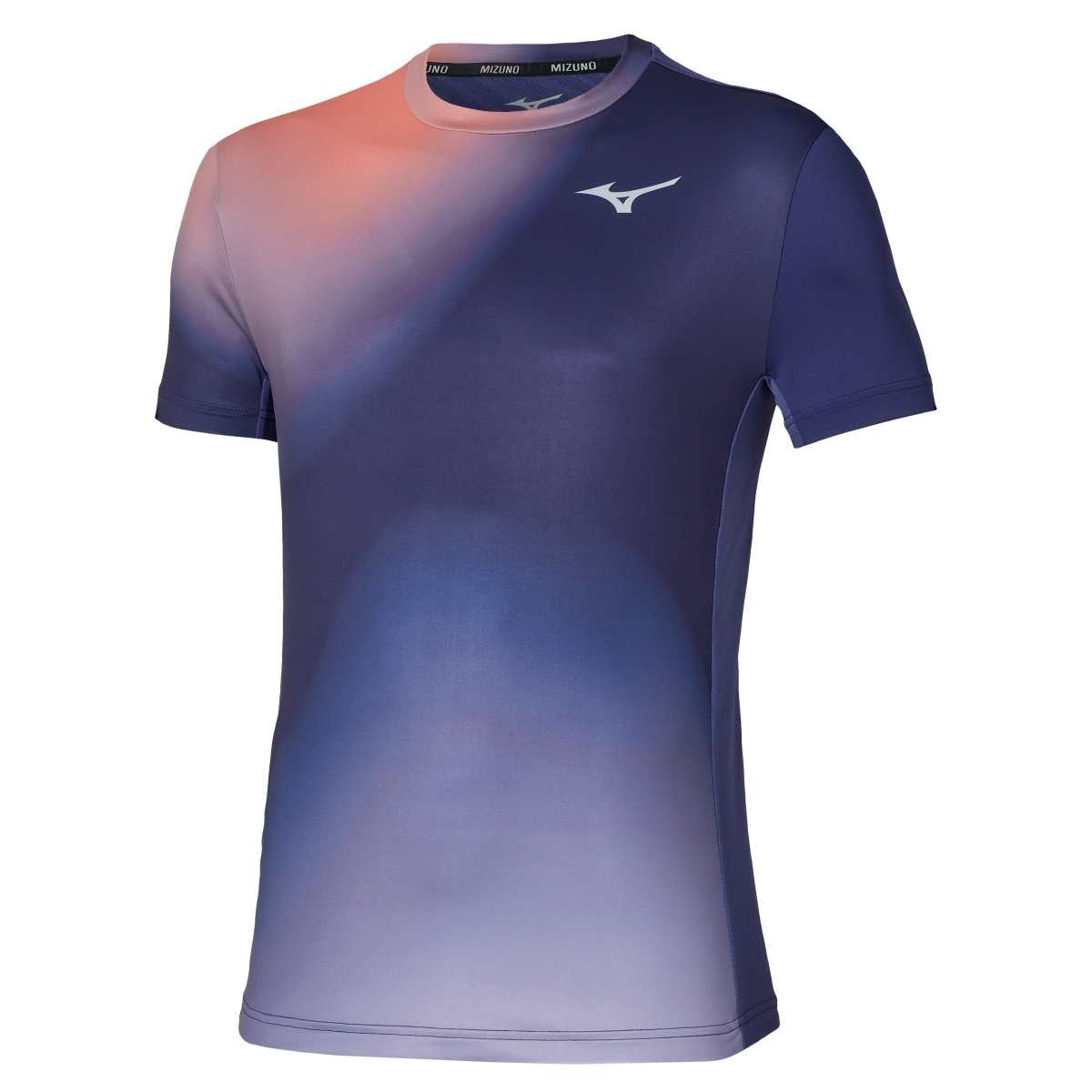 Mizuno Graphic Short Sleeve Tee / Beacon Blue / L – obrázek 1