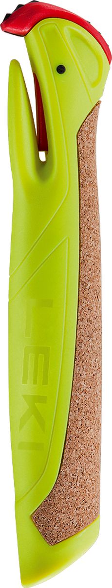 Leki Nordic Shark 2.0 1-K grip 16mm, brown-neonyellow, mounted without strap – obrázek 2