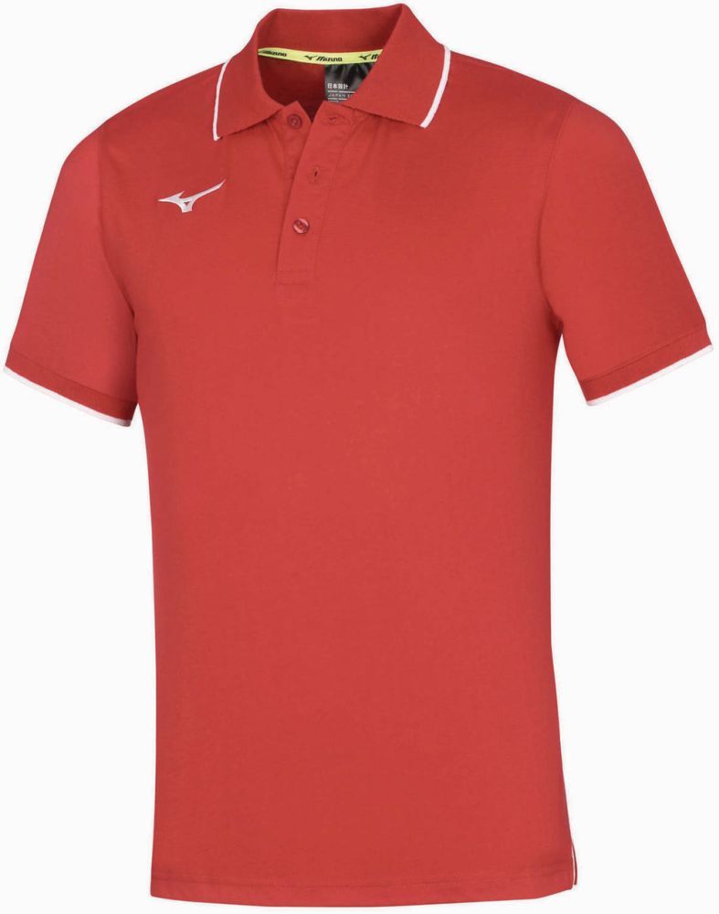 Mizuno Men Mizuno Polo/Red/White/M – obrázek 1