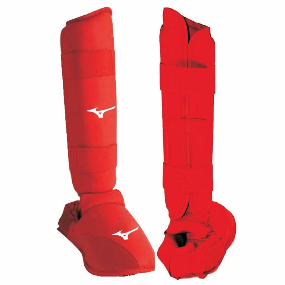 Mizuno Karate Shin Instep(U) / Red / S – obrázek 1