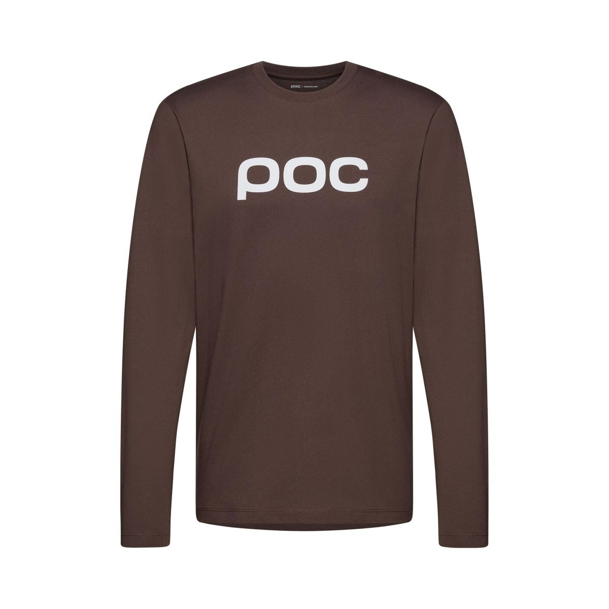POC L/S Tee Bronzite Brown MED – obrázek 1