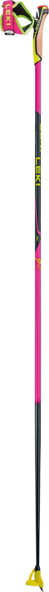 Leki HRC max, neonpink-neonyellow-carbon structure, 140 – obrázek 1