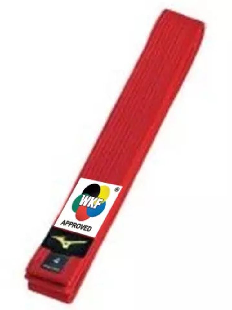 Mizuno WKF red belt RB(U) / Red / 2.0 – obrázek 1