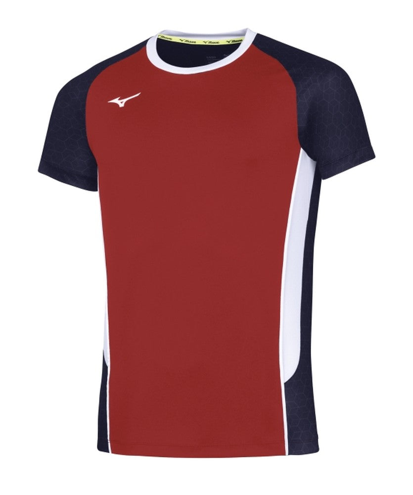 Mizuno Premium High-Kyu Tee/Red/White/S – obrázek 1