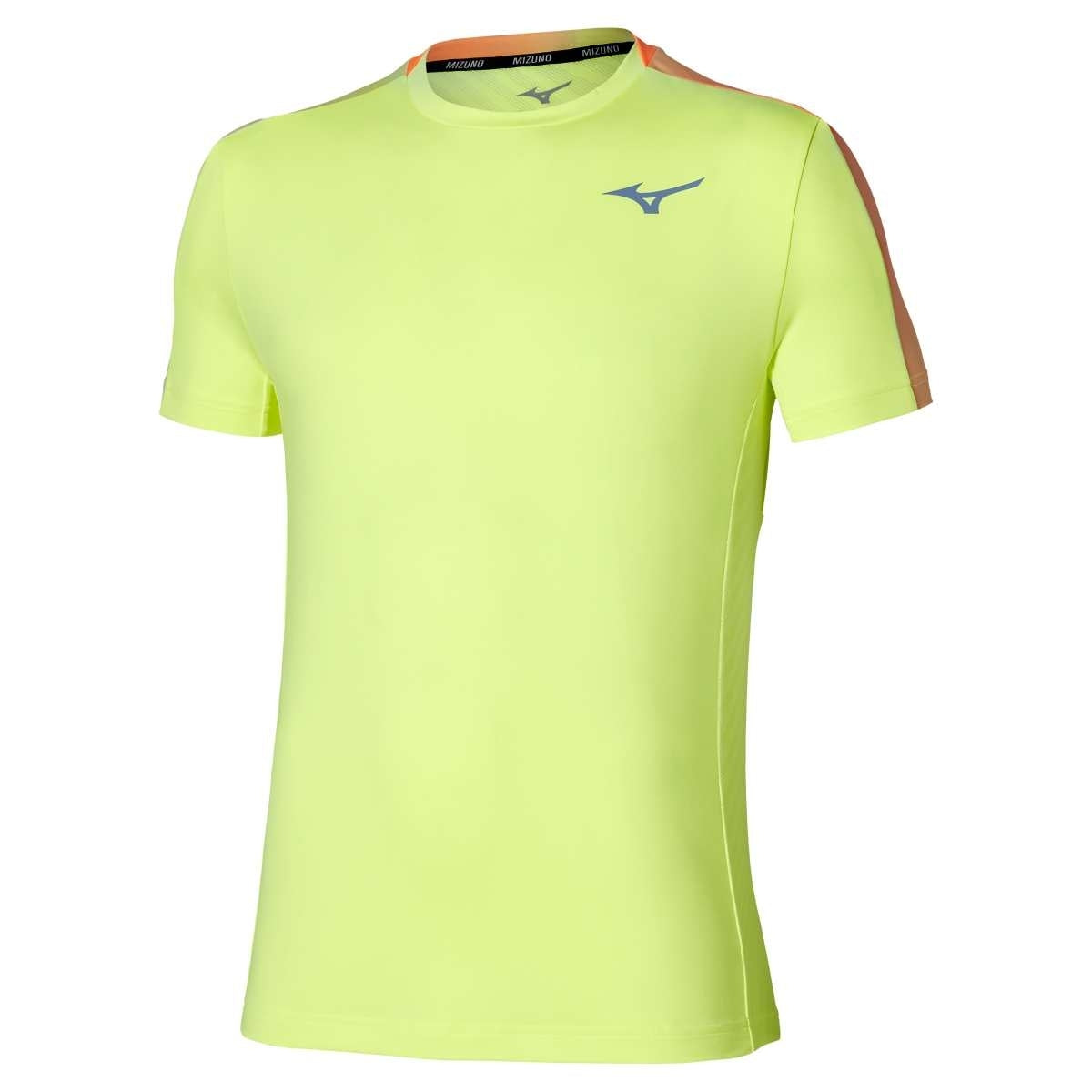 Mizuno Tennis Short Sleeve Tee / Lime Pulp / L – obrázek 1