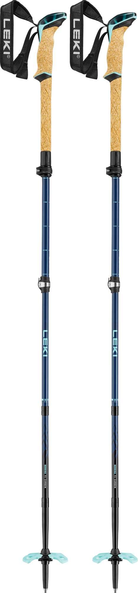 Leki Bernina FX Carbon , midnight blue-darkblue-mint, 100 - 120 cm – obrázek 5