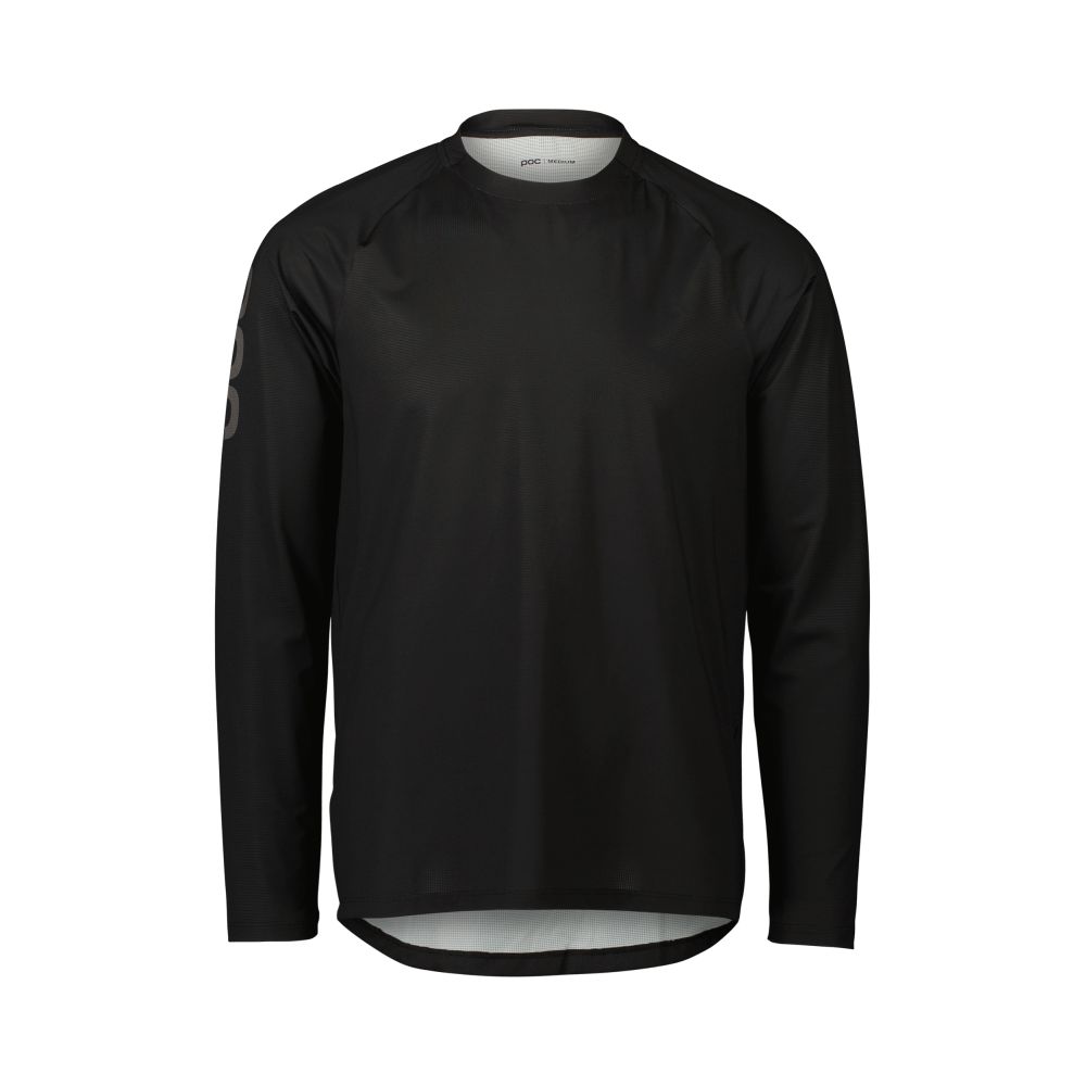 Poc M's Essential MTB LS Jersey Uranium Black XLG – obrázek 1