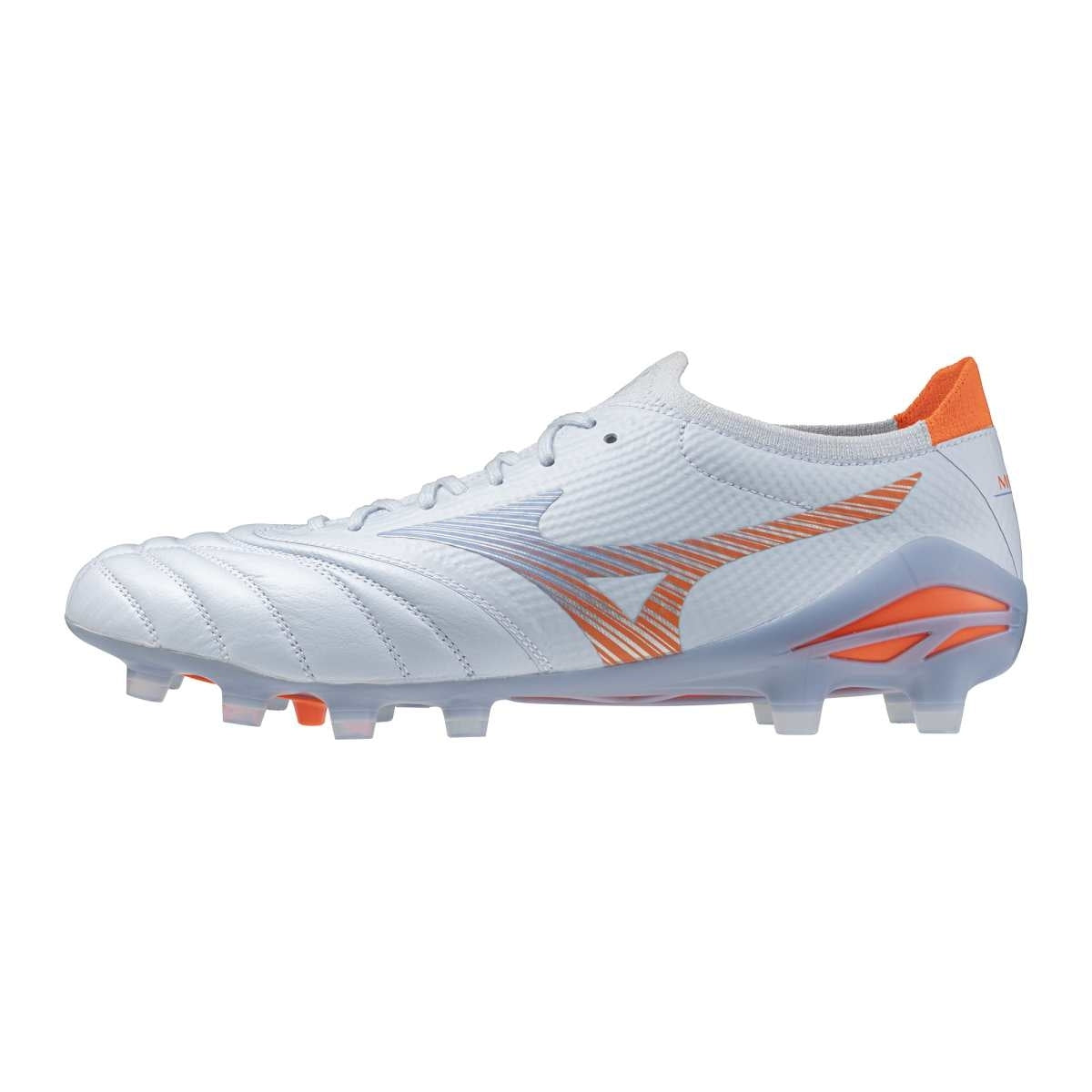 Mizuno MORELIA NEO V ? ELITE FG / Blue Finch/Cornflower Blue/Lava Orange / 39.0/6.0 – obrázek 1