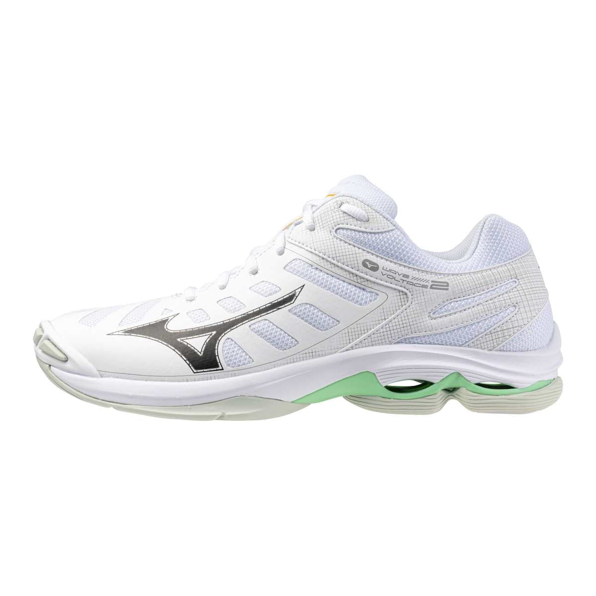 Mizuno WAVE VOLTAGE 2(U) / White/Black/Frozen Emerald / 50.0/14.0 – obrázek 1