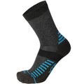 Mico MEDIUM W. CREW OUTDOOR SOCKS TENCEL, ANTRACITE MEL, M – obrázek 1